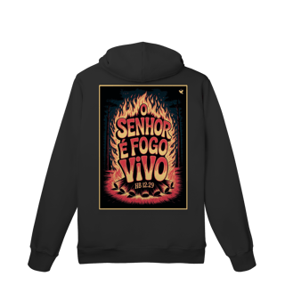 Nome do produto O Senhor é fogo vivo - Moletom Prime Canguru