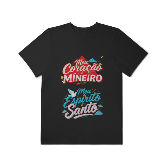 Coração Mineiro - T-Shirt Plus Size