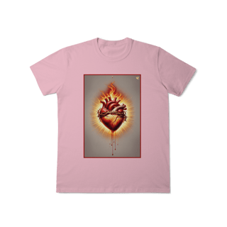 Nome do produto Sagrado Coração - T-Shirt Classic (frente)