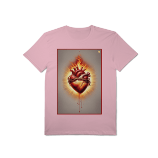 Nome do produto Sagrado Coração - T-Shirt Pima