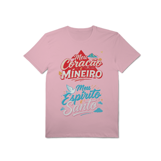 Nome do produto Coração Mineiro - T-Shirt Pima