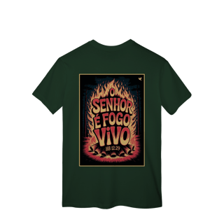 Nome do produto O Senhor é fogo vivo - T-Shirt Classic (costas)