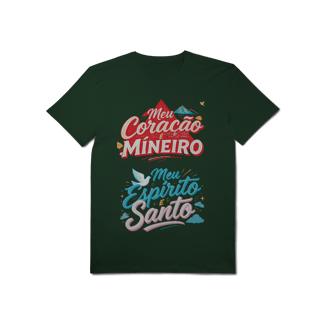 Nome do produto Coração Mineiro - T-Shirt Pima