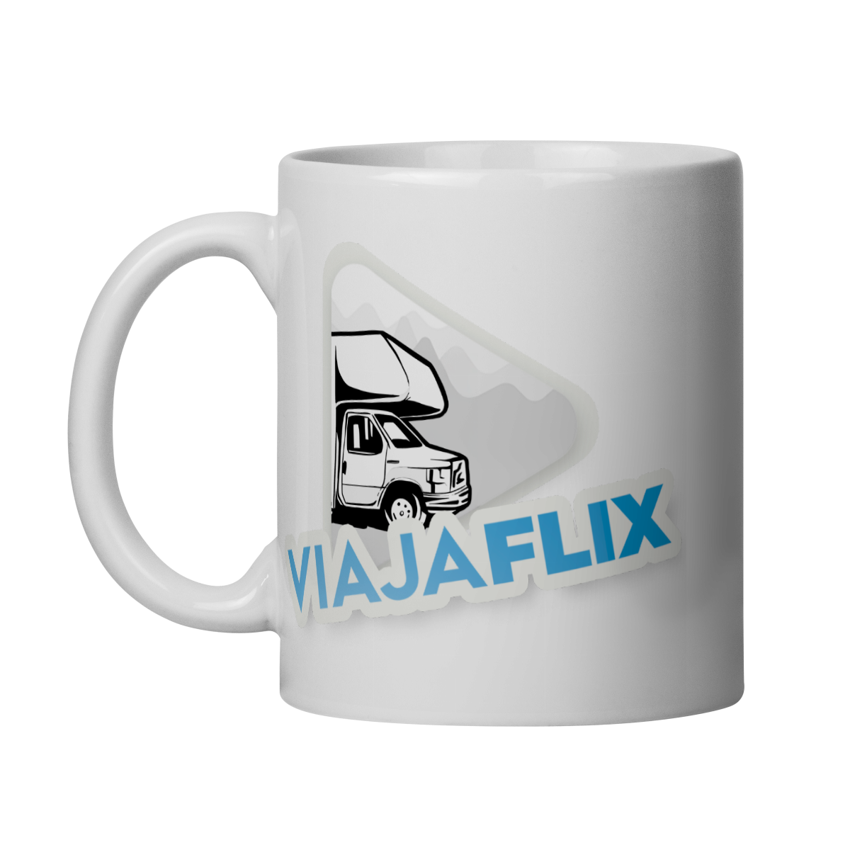 Nome do produto: Caneca Viajaflix