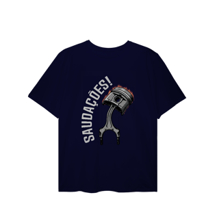 Nome do produto Camiseta Plus Size - Saudações da Biela - STT002