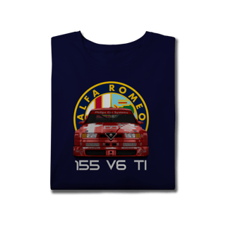 Nome do produto Camiseta Plus Size - Alfa Romeo 155 V6 TI DTM - STT022