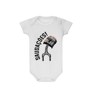 Nome do produto Saudações da Biela - Body Infantil - STT002