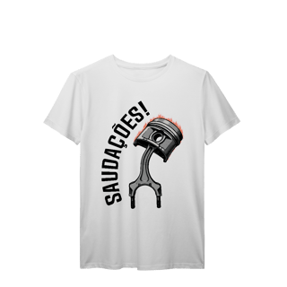 Nome do produto Saudações da Biela - Camiseta Prime - STT002
