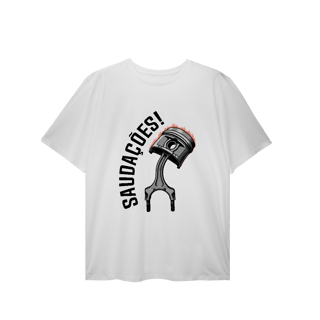 Nome do produto Camiseta Plus Size - Saudações da Biela - STT002