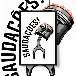 Nome do produto Poster Retrato - Saudações da Biela - STT002