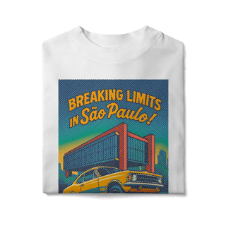 Nome do produto Camiseta Oversized - Breaking Limits in São Paulo - STT006