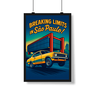 Nome do produto Poster Retrato - Breaking Limits in São Paulo - STT006
