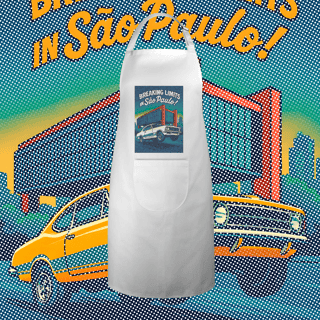 Nome do produto Avental Brim - Breaking Limits in São Paulo - STT006