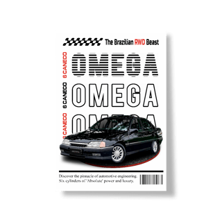 Nome do produto Poster Retrato - Omega de Revista - STT020