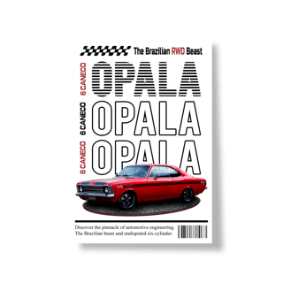 Nome do produto Poster Retrato - Opala de Revista - STT003