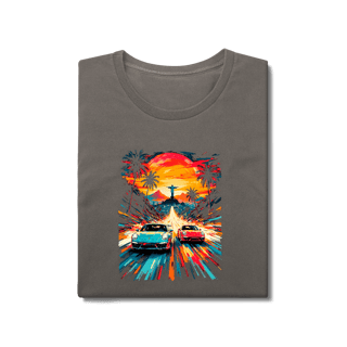 Nome do produto Baby Look Long Estonada - Racha no Rio - STT004