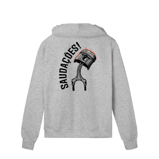 Nome do produto Saudações da Biela - Moletom Prime Com Ziper - STT002