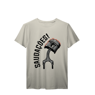 Nome do produto Saudações da Biela - Camiseta Prime - STT002