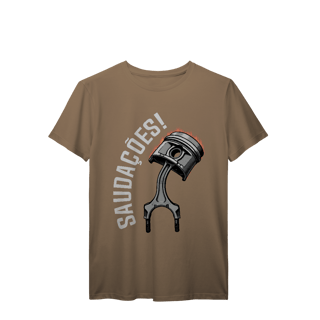 Nome do produto Saudações da Biela - Camiseta Prime - STT002