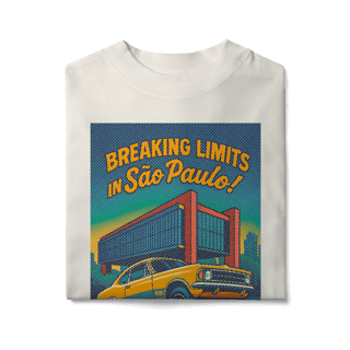 Nome do produto Camiseta Oversized - Breaking Limits in São Paulo - STT006