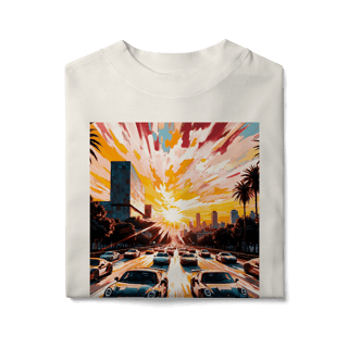 Nome do produto Camiseta Oversized - Comboio na 23 - STT009