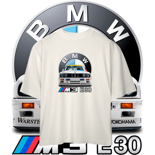 Nome do produto Camiseta Oversized - BMW M3 E30 DTM - STT025