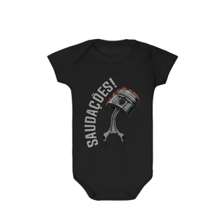 Nome do produto Saudações da Biela - Body Infantil - STT002