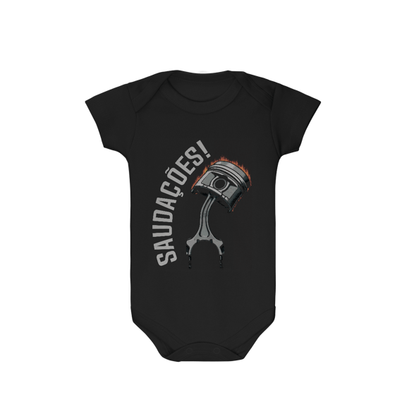Saudações da Biela - Body Infantil - STT002