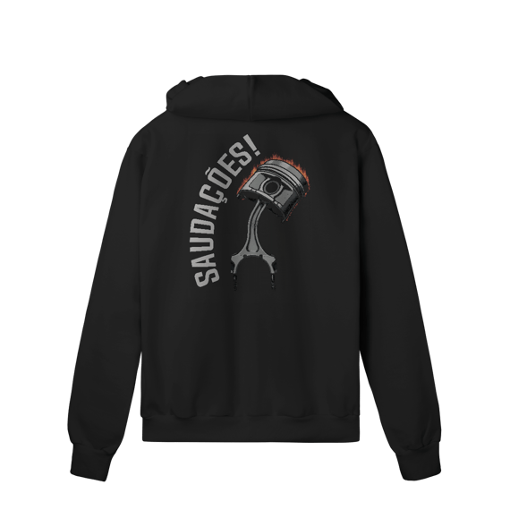 Saudações da Biela - Moletom Prime Com Ziper - STT002