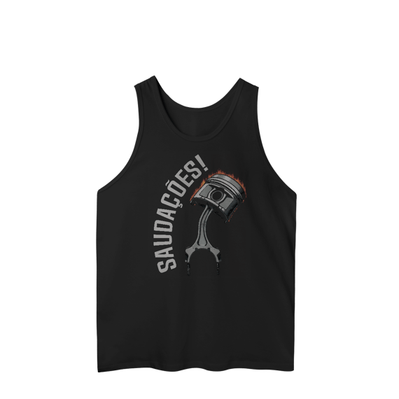 Saudações da Biela - Regata Masculina Quality - STT002