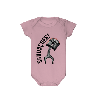 Nome do produto Saudações da Biela - Body Infantil - STT002