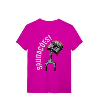 Nome do produto Saudações da Biela - Camiseta Quality - STT002
