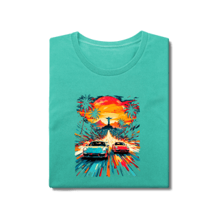 Nome do produto Baby Look Long Estonada - Racha no Rio - STT004