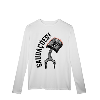 Nome do produto Saudações da Biela - Camisa Manga Longa Sport Dry UV - STT002
