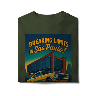 Nome do produto Camiseta Oversized - Breaking Limits in São Paulo - STT006