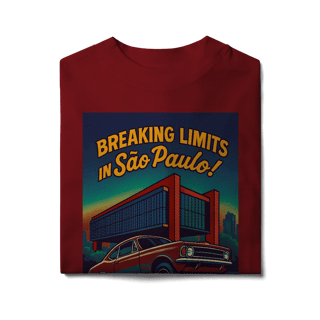 Nome do produto Camiseta Oversized - Breaking Limits in São Paulo - STT006