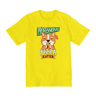 Nome do produto Camiseta Infantil Comedor de Pizza Profissional
