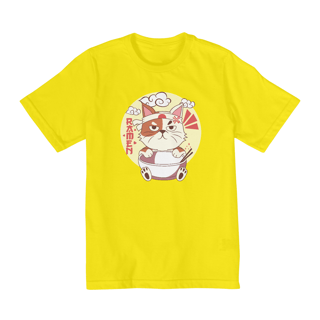 Nome do produto Camiseta Infantil No Ramen Cat