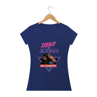 Nome do produto T-shirt Monkey Jogar ou Dormir