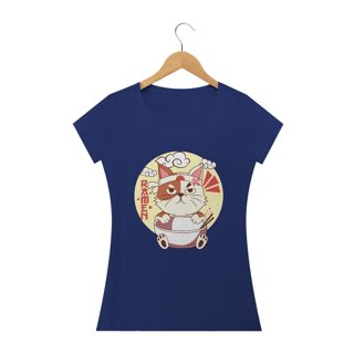Nome do produto T-shirt Feminina Cat Powered By Ramen