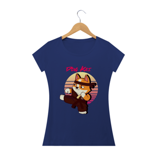 Nome do produto T-Shirt Feminina Fun Art Cobra Kai Dog