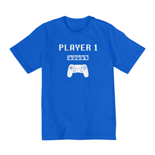 Nome do produto Camiseta infantil Player 1