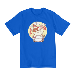 Nome do produto Camiseta Infantil No Ramen Cat