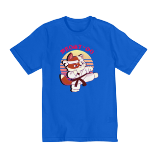 Nome do produto Camiseta Infantil Fun Art Cobra Kai Cat