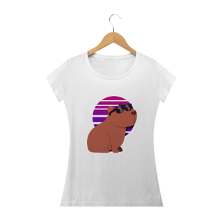 Nome do produto T-Shirt Feminina Capivara meme