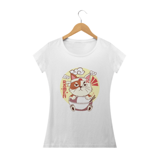 Nome do produto T-shirt Feminina Cat Powered By Ramen