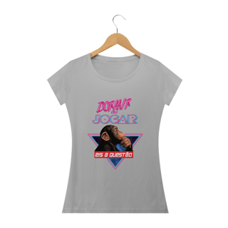Nome do produto T-shirt Monkey Jogar ou Dormir