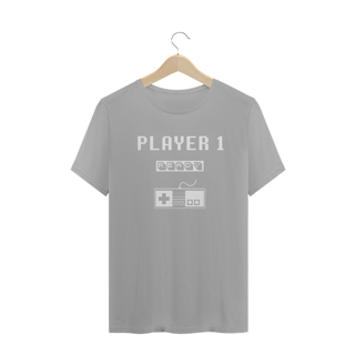 Nome do produto T-shirt Player 1 retro gamer