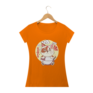 Nome do produto T-shirt Feminina Cat Powered By Ramen