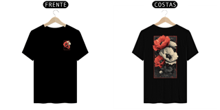 Nome do produto Tshirt Red Glowers Sweet Dreams